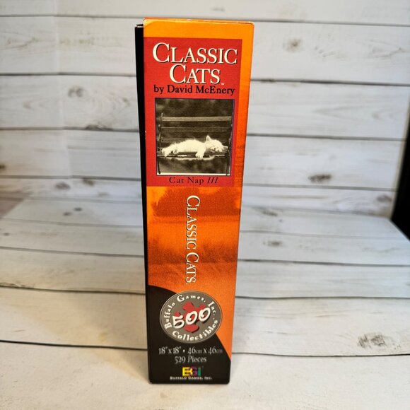Classic Cats Cat Nap II & III 500 Pc Puzzles by David McEnery Buffalo Games - Picture 11 of 14